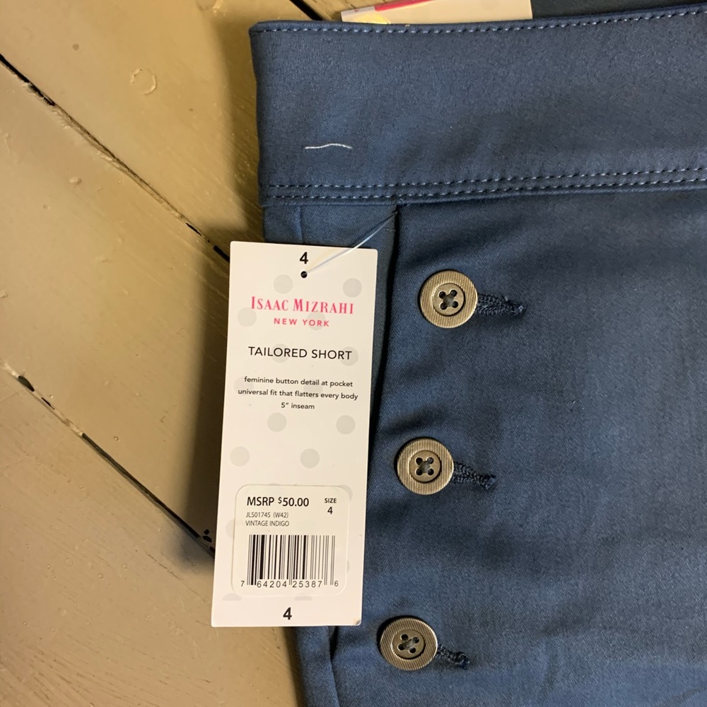 New Isaac Mizrahi tailored shorts